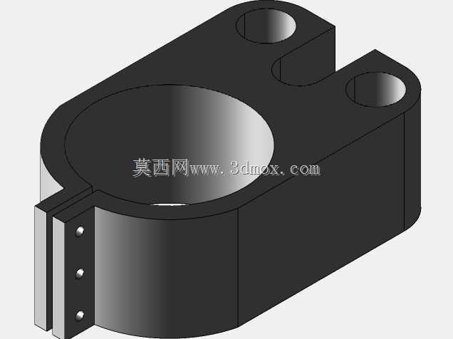 3018 cnc 52mm主轴安装架