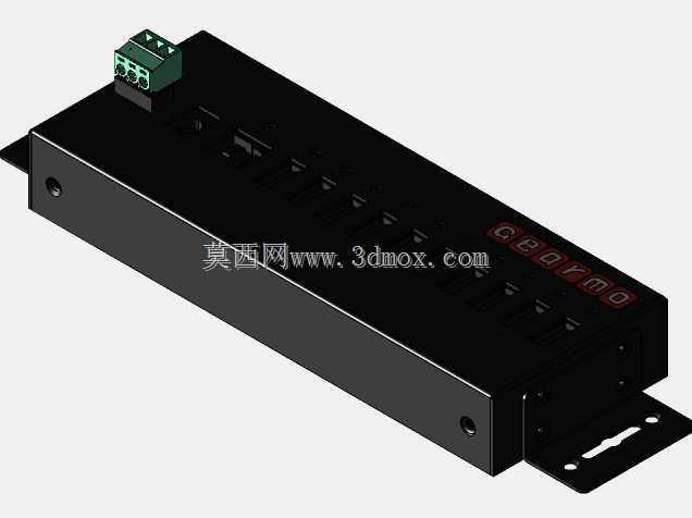 USB 3.0 10端口工业金属集线器,带15KV ESD保护