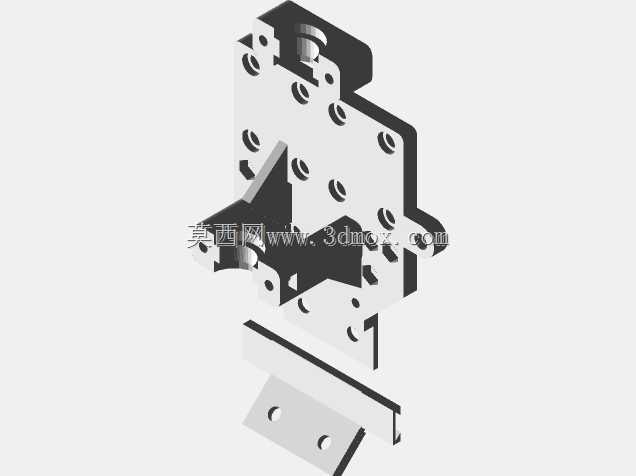 适用于anet a8型打印机(prusa)的E3d V6支架