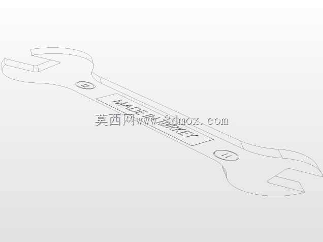 11-12 ANAHTAR A?IKA?IZ SOL?DWORKS,关键两端开放式三维实体图