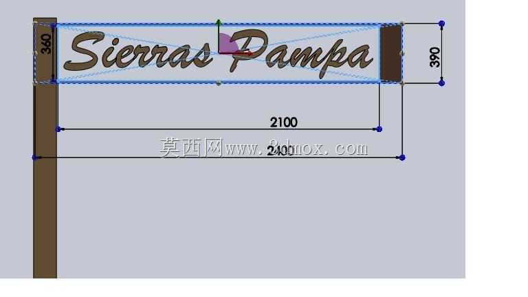 锡耶拉斯潘帕康波斯特。SLDDRW