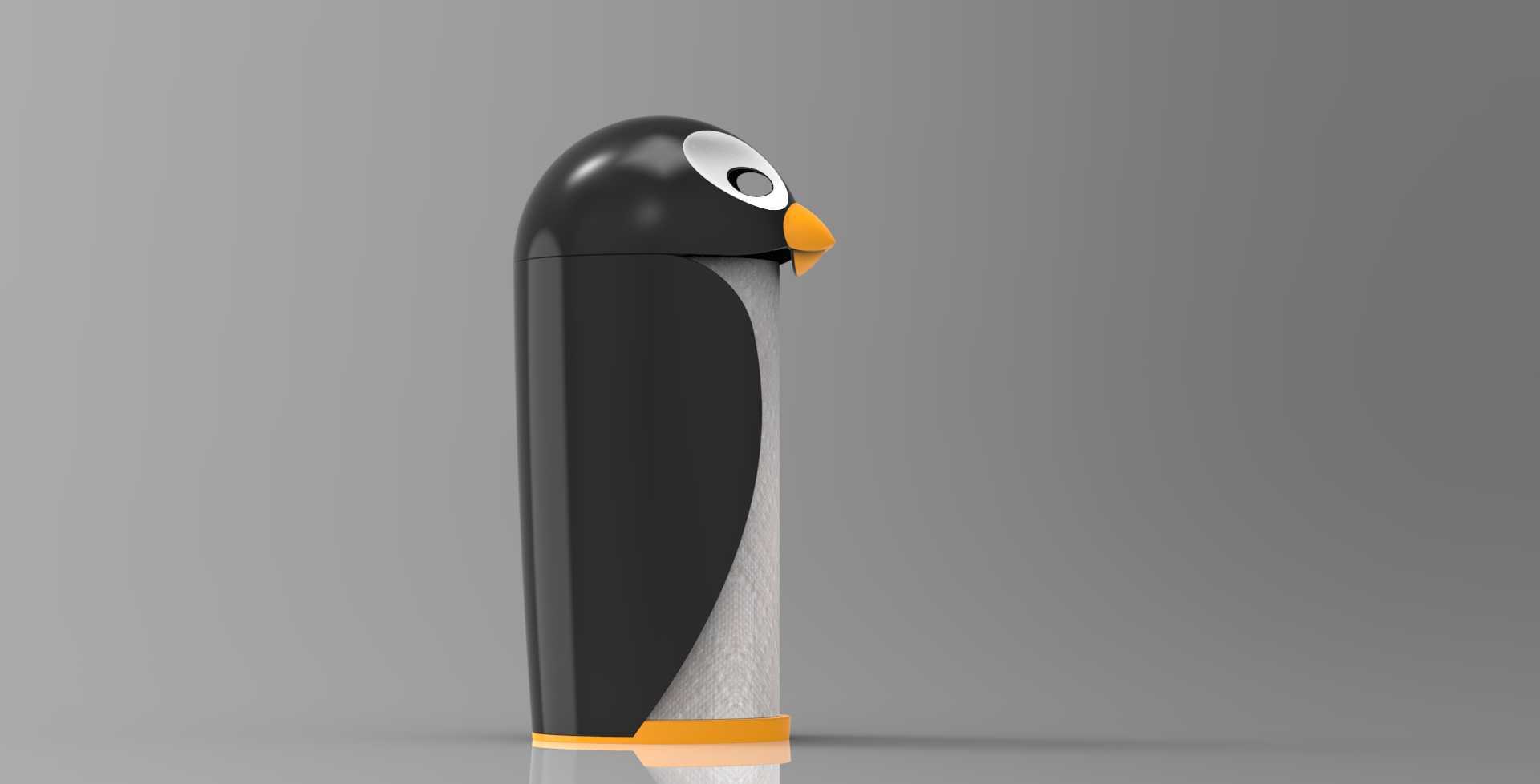 Pinguino本影纸巾架