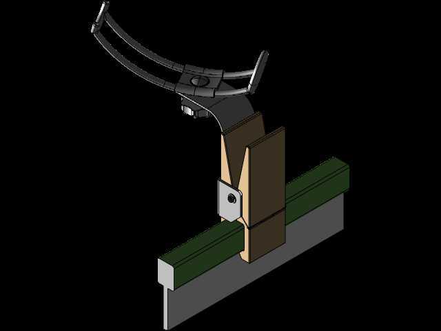 夹杆架