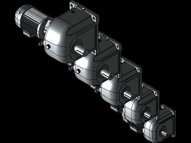 Dp 1.5kW系列电动斜齿轮减速器