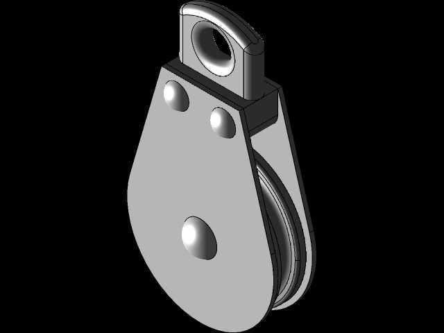 索具吊块,d4mm绳用d45mm滑轮