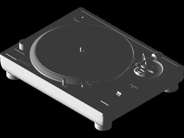 Dj-Turntable_工艺_SL-1200