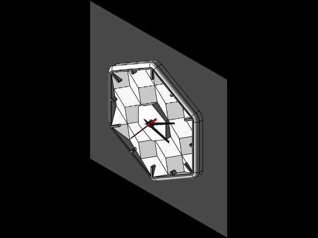 六立方3dP挂钟
