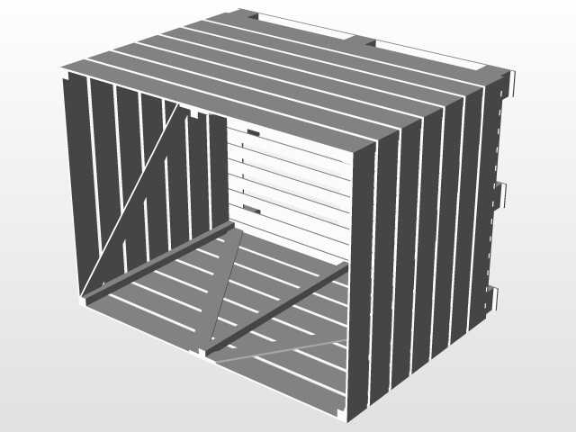 Barbarie palox 1,2T 160x120x120