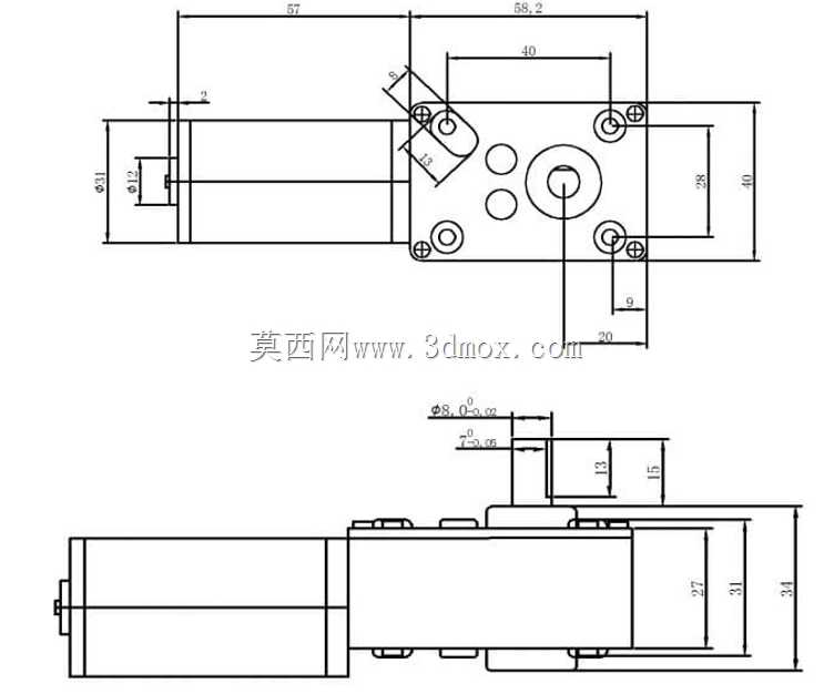 �������ֵ��DC 4058GW31ZY 12V 260RPM
