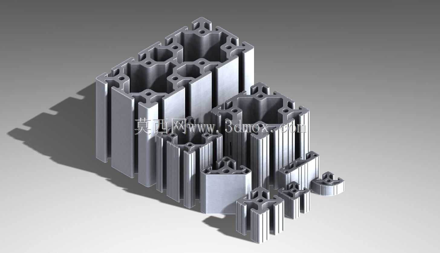 80/20 Solidworks焊接件外形56种类型!