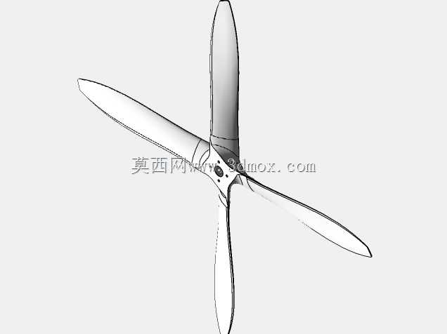 四叶木螺旋桨
