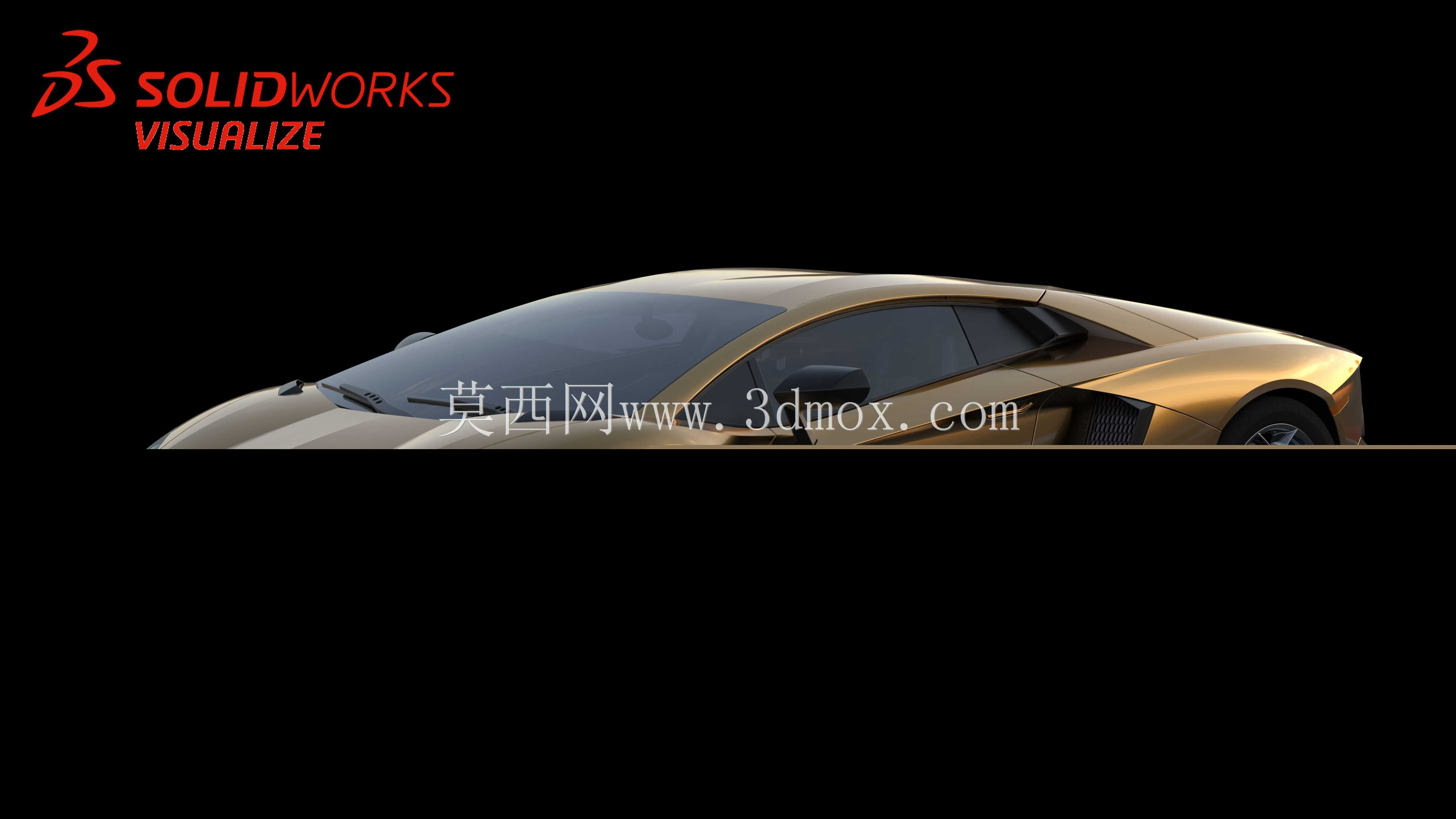 金色兰博基尼Aventador LP-700,带车辆模拟