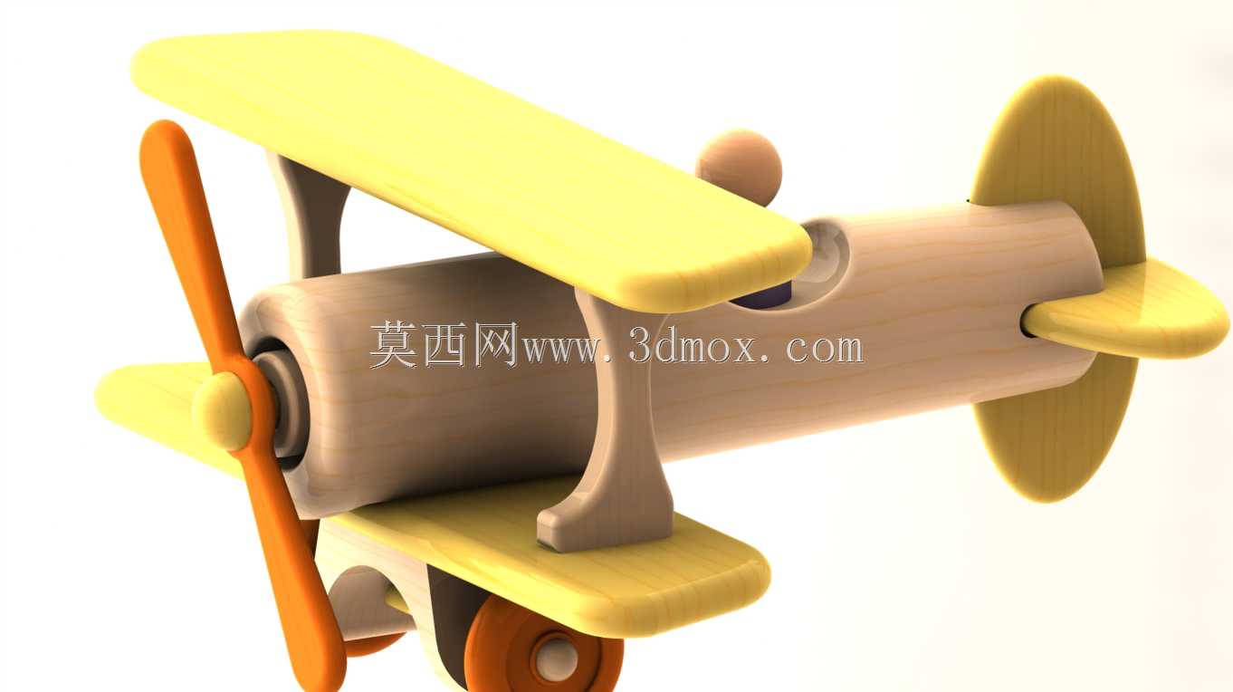 木制玩具飞机(双翼飞机\u0026 PDF)