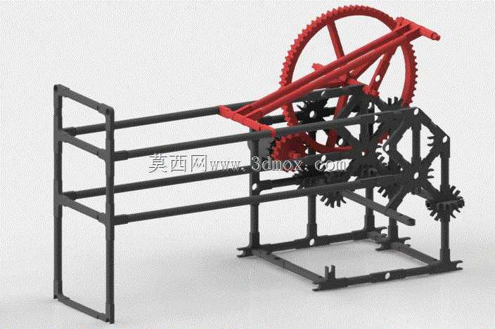 从旋转到轴向运动:一个“泵”(简化的K'nex)