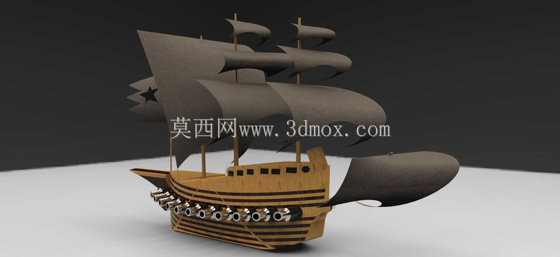 古代帆船模型
