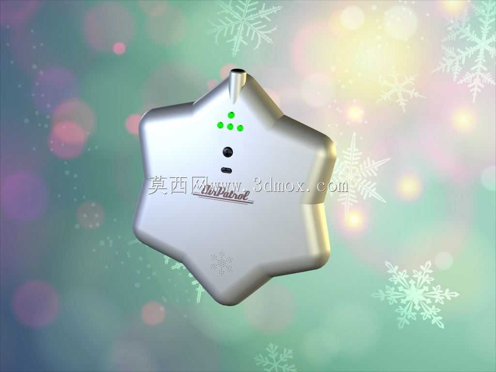 空中雪花