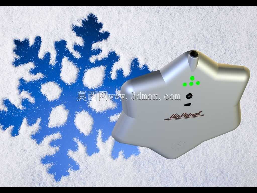 空中雪花
