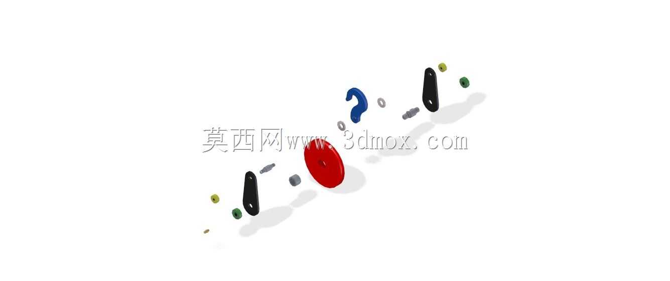机械装配制造8。带吊钩的滑轮。