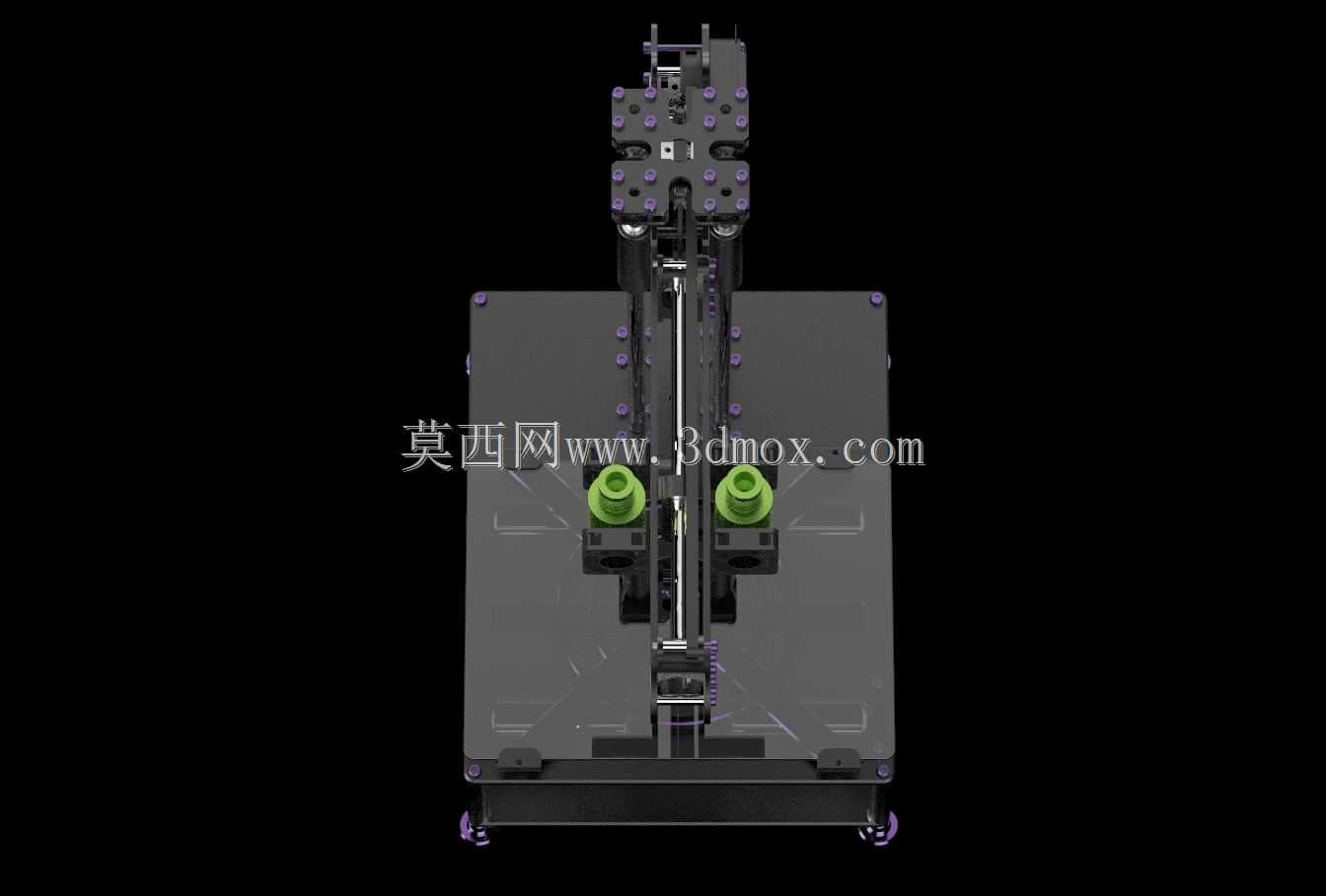 颅骨半同步-双头3D打印机