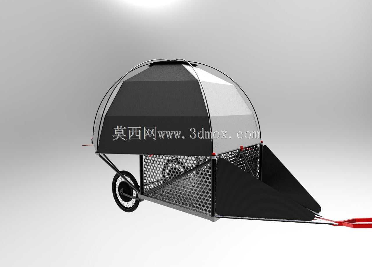 自行车拖车-迷你商店露营车