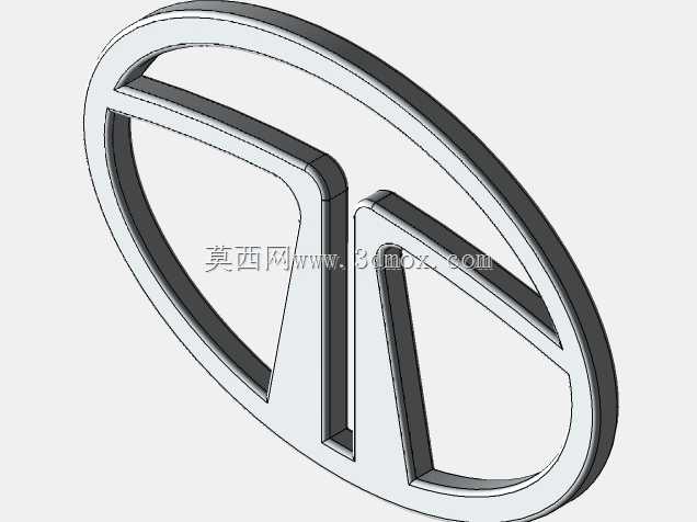 塔塔汽车标志3D