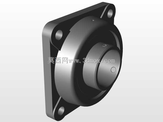 UCF200,灰色铸造方形法兰轴承单元,带4个固定孔
