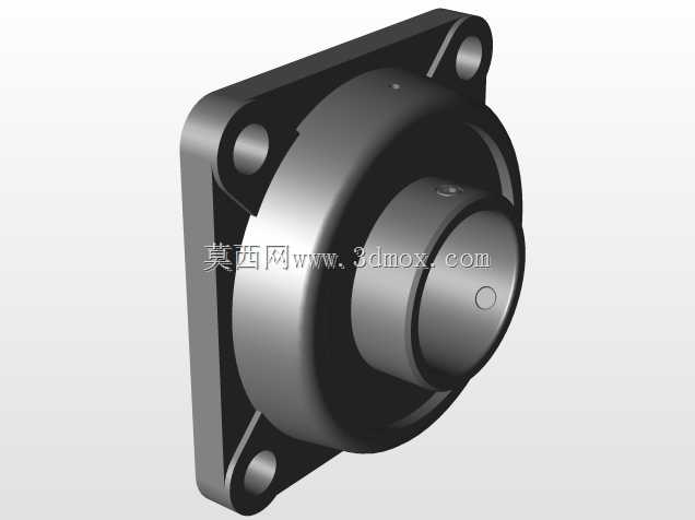 UCF200,灰色铸造方形法兰轴承单元,带4个固定孔