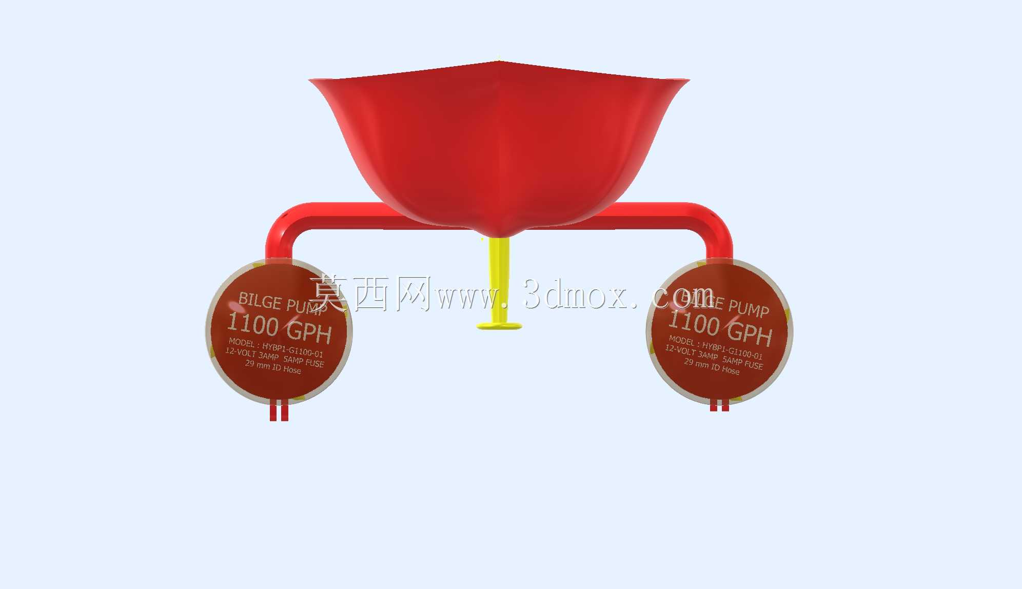 水上无人机模型(29厘米长),优化3D打印,支持较少