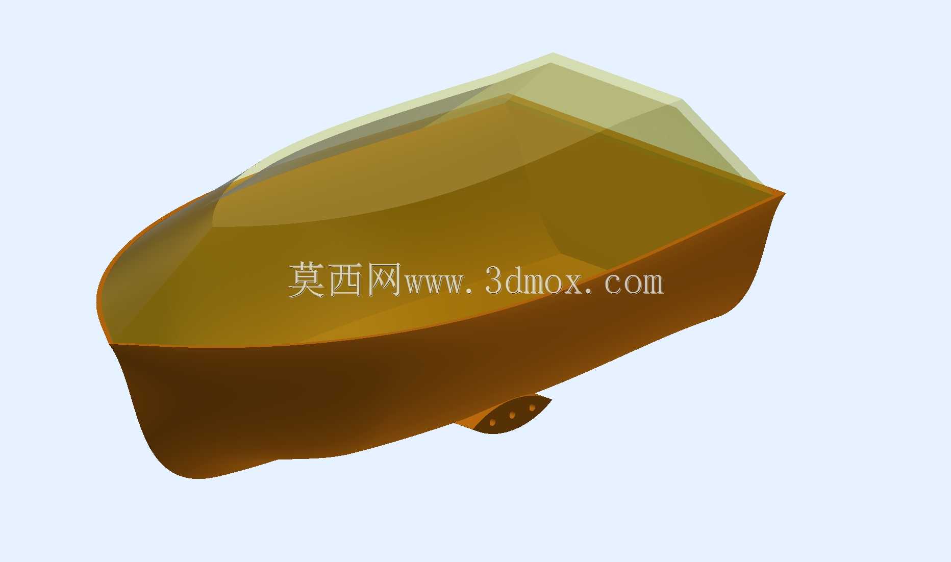 水上无人机模型(29厘米长),优化3D打印,支持较少