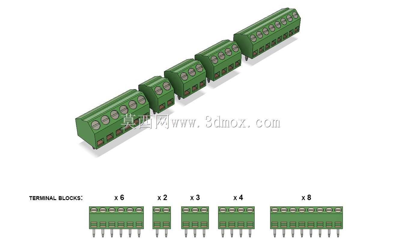 用于PCB的45°螺钉接线板(凯发电子)