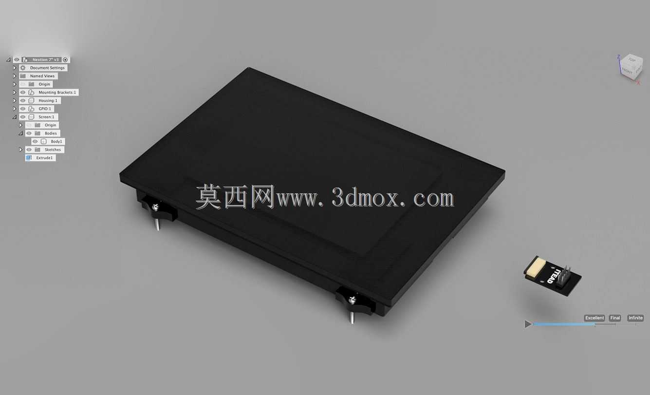 Nextion智能7“机柜\u0026 GPIO板