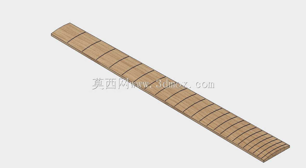 吉他装饰板-25.5英寸刻度,9.5英寸半径