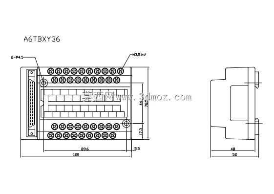 三菱Q系列PLC A6TBXY36终端IO
