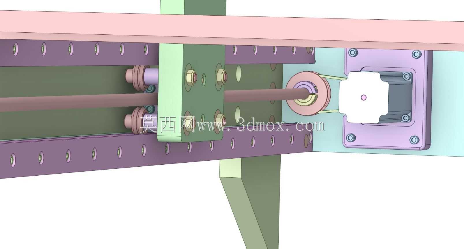 CNC路由器-RM2轴承在“C”轨道上-HGR15R/HGH15CA Z-NEMA 23
