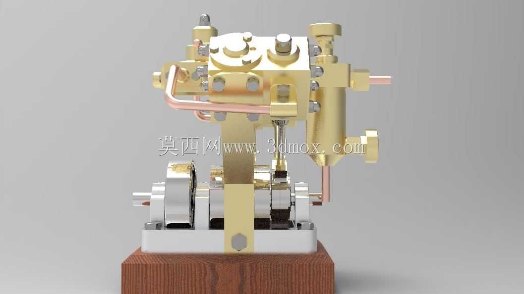 V型双作用蒸汽机