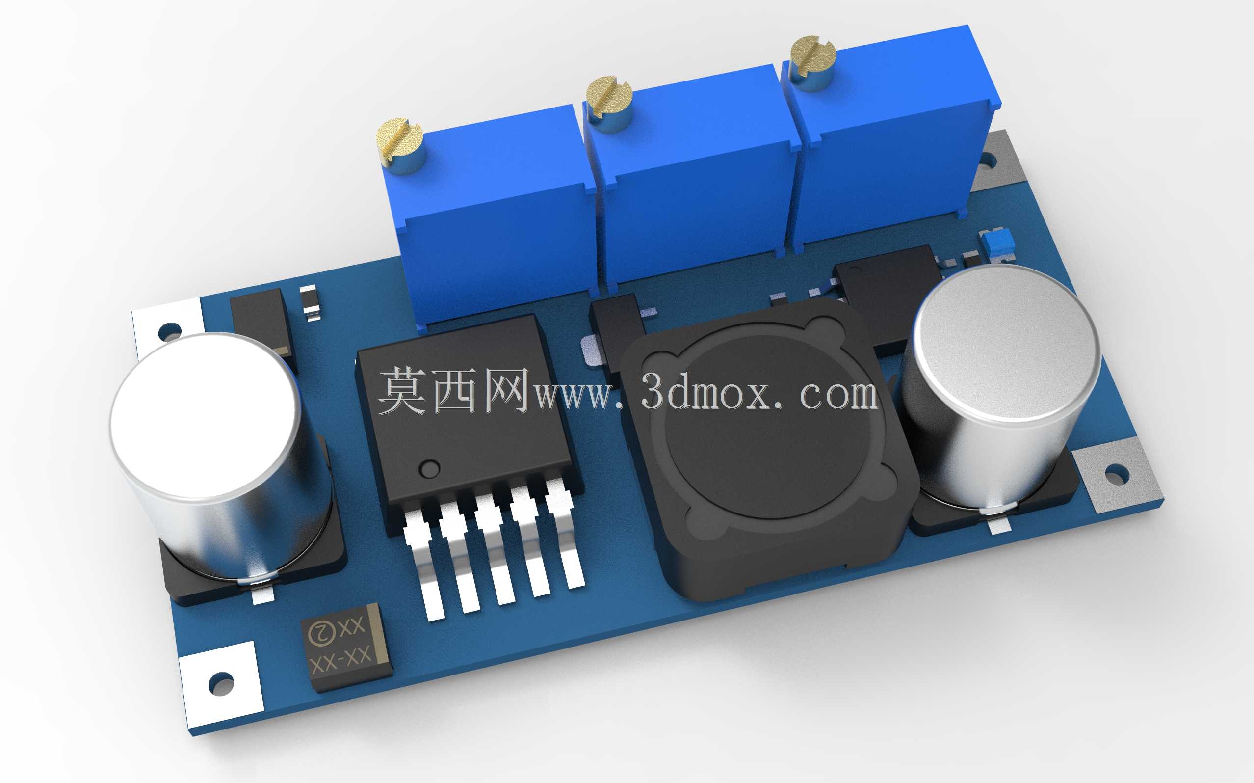 LM2596 DC-DC降压可调。