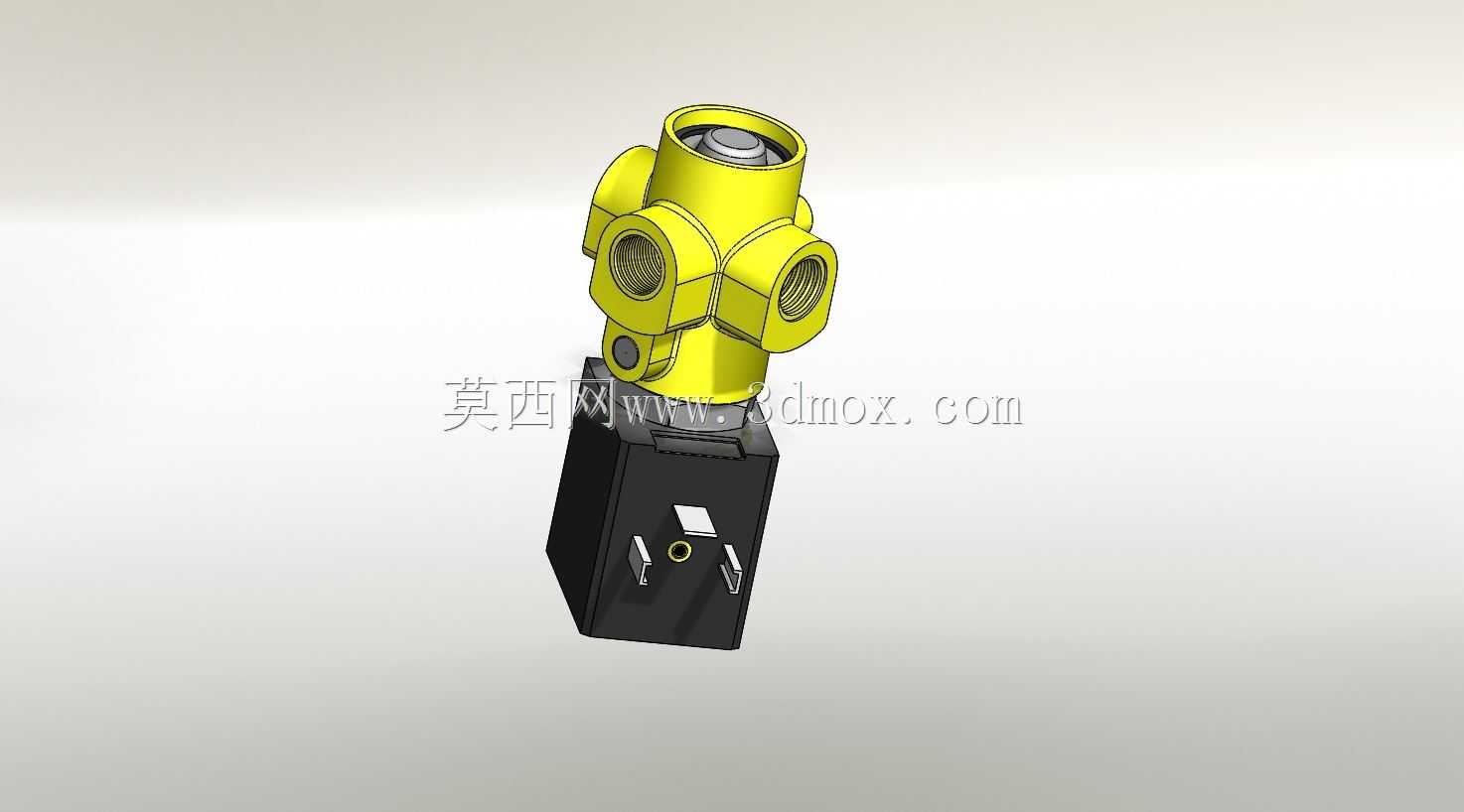 三向电子流量控制阀