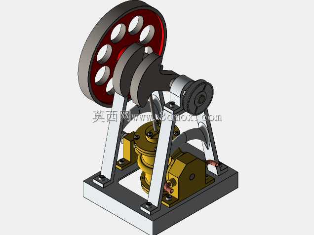 双作用摆动气缸发动机