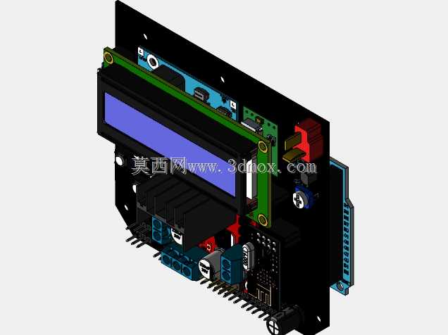 带Arduino-Mega的直线跟随机器人
