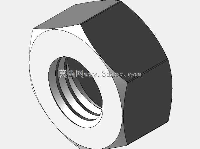 M12六角螺母(高度详细)