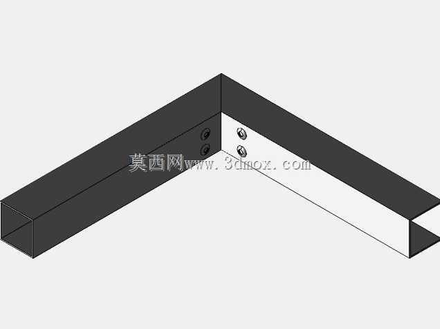 带插口的角钢接头