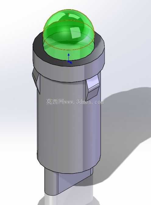斯隆240系列面板安装LED,1/4英寸孔,内部电阻器