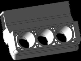 发动机缸体Solidworks