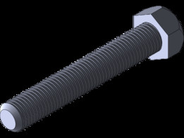 M16螺栓-Civata Solidworks