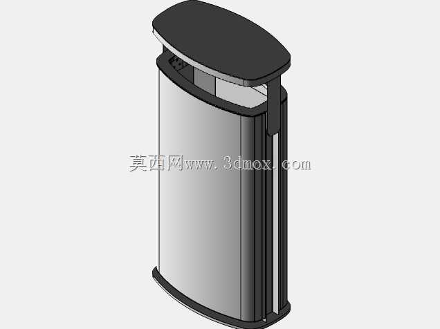 弧形垃圾箱