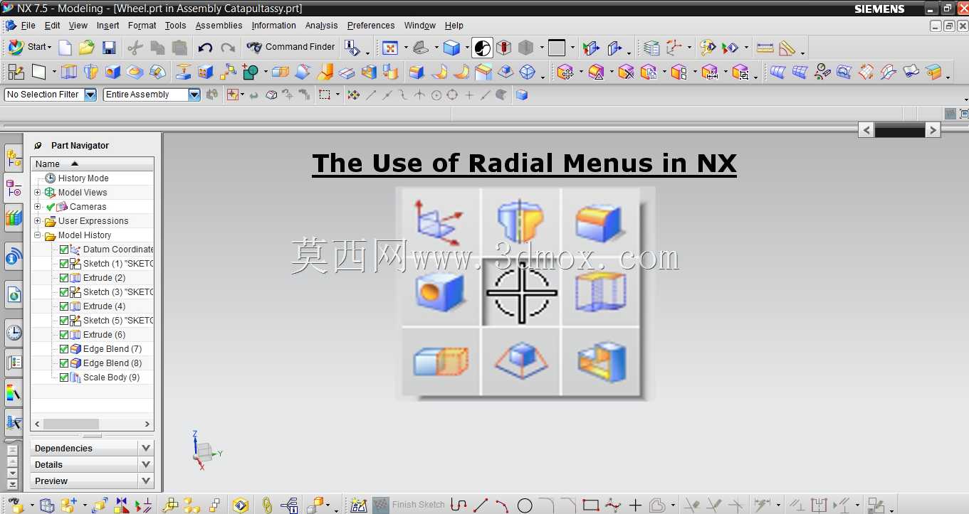 NX�о���˵���ʹ��