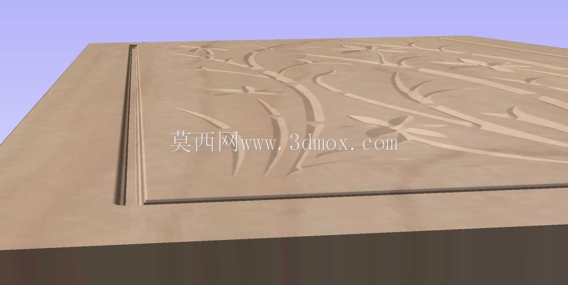 门设计001-数控刀具路径-木雕