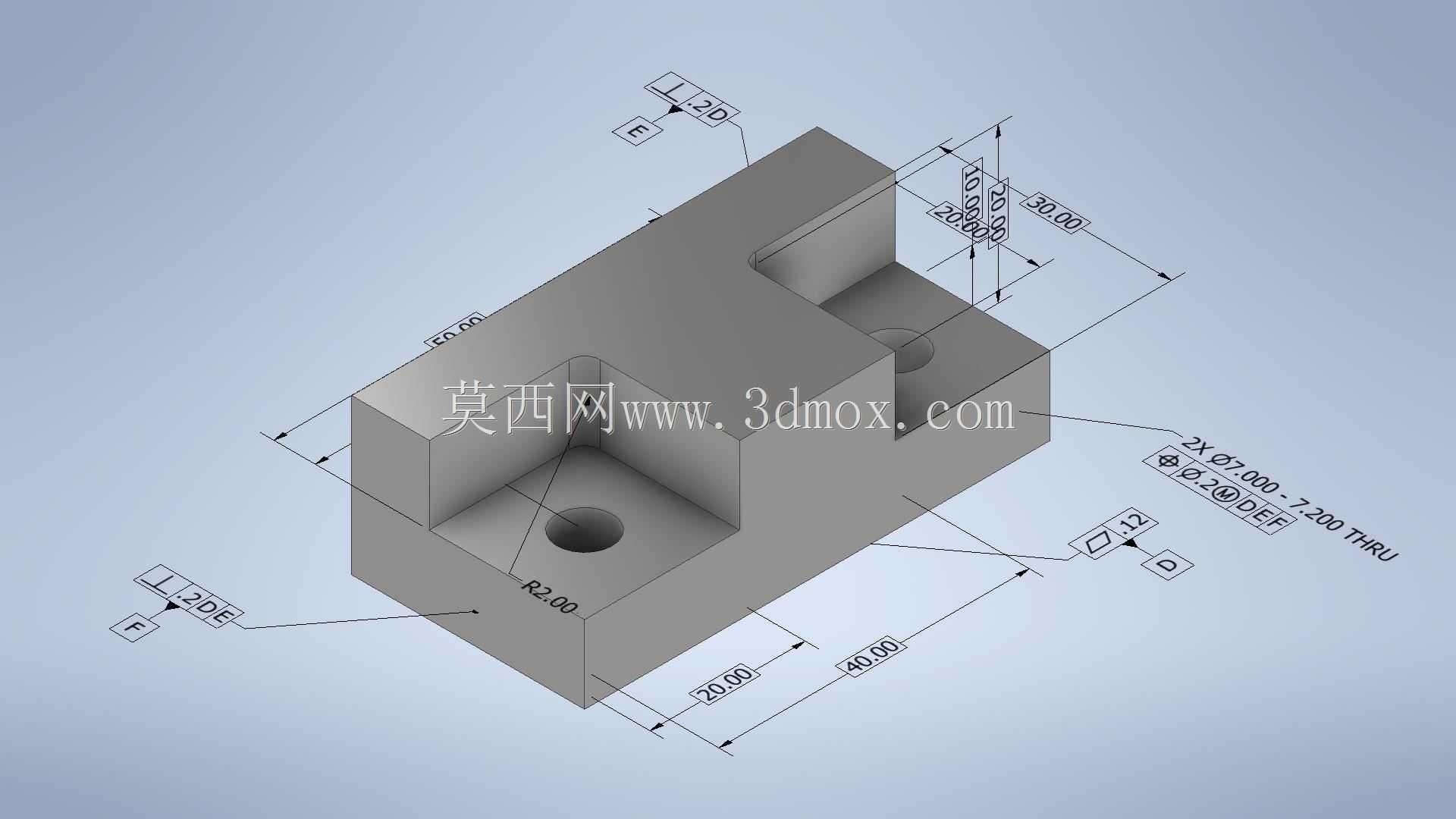 GD\u0026T示例02-ASME Y14。5.