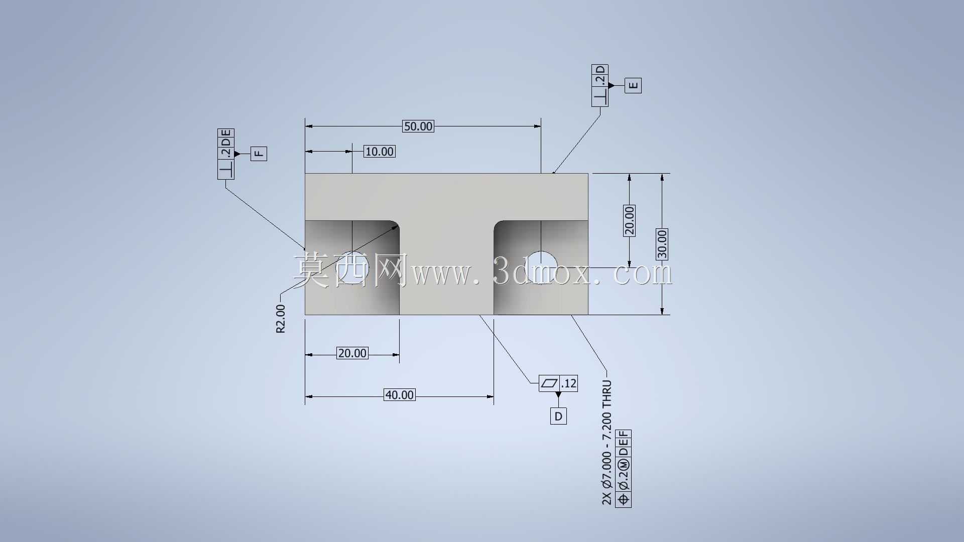 GD\u0026T示例02-ASME Y14。5.