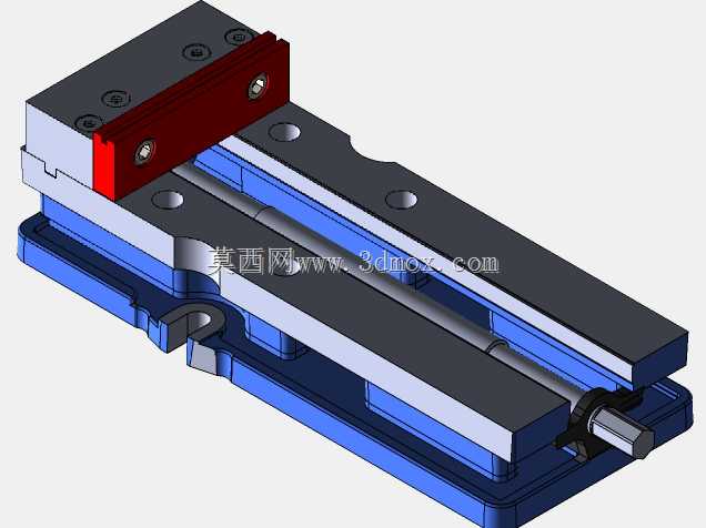 带Kurt虎钳和挡块的Haas VF4